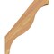 Ekena Millwork 5 1/2"W x 18"D x 22"H Funston Smooth Knee Brace, Western Red Cedar BRC06X18X22FST00SWR - alternate 4